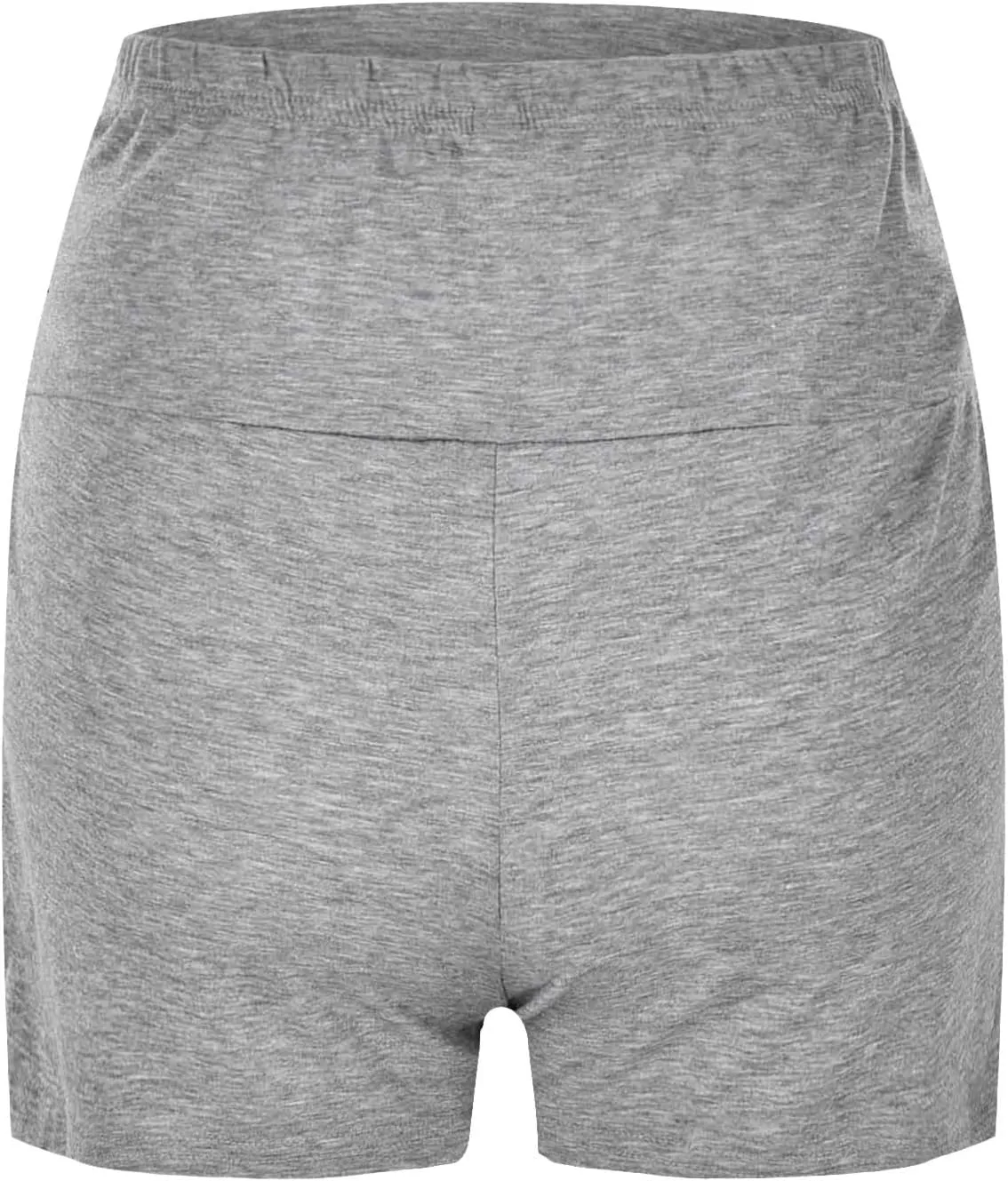 Women's Maternity Shorts Over Belly Pregnancy Lounge Workout Running Pajama Lightweight Sleep Shorts with Pockets