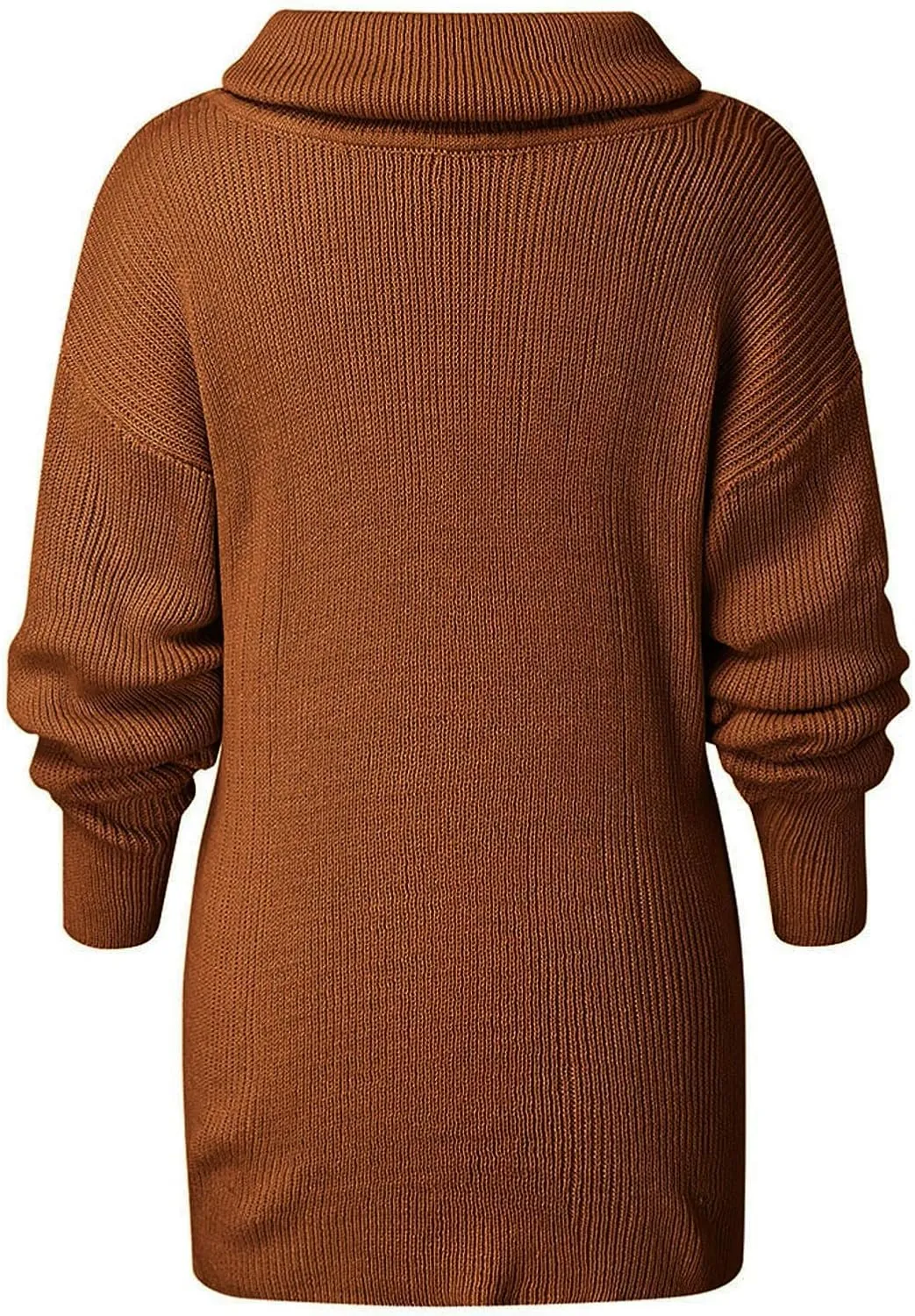 Women's Oversized Turtleneck Sweaters Soft Cozy Chunky Knit Pullover Sweater Slouchy Batwing Sleeve Jumper Tops