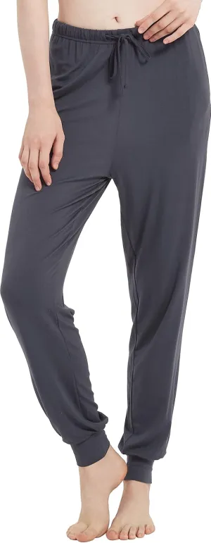 Women's Pajama Pants - Viscose Made from Bamboo, Joggers Pants with Pockets Comfy Lounge Sleep Pants Pj Bottoms