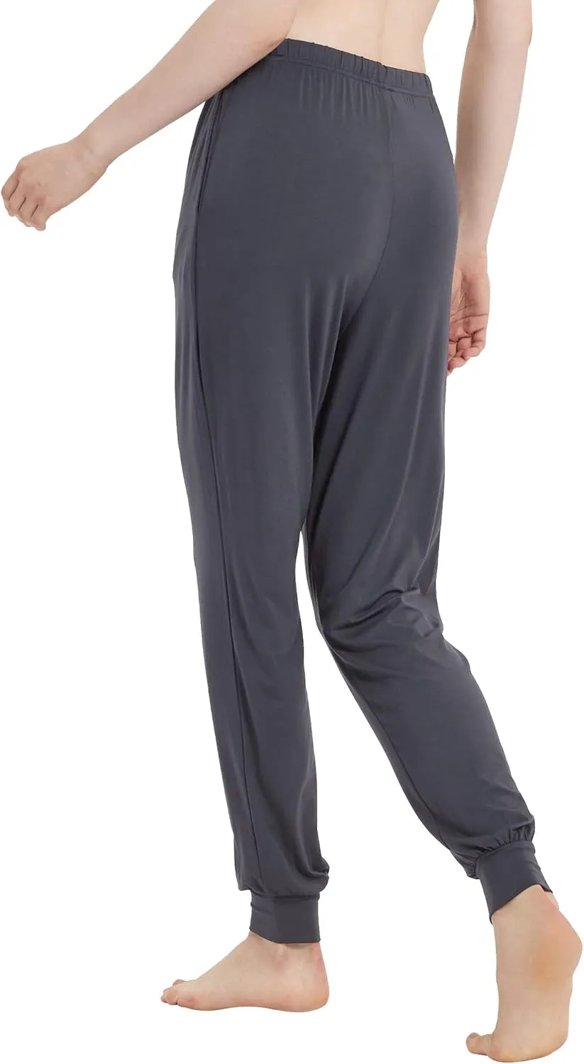 Women's Pajama Pants - Viscose Made from Bamboo, Joggers Pants with Pockets Comfy Lounge Sleep Pants Pj Bottoms