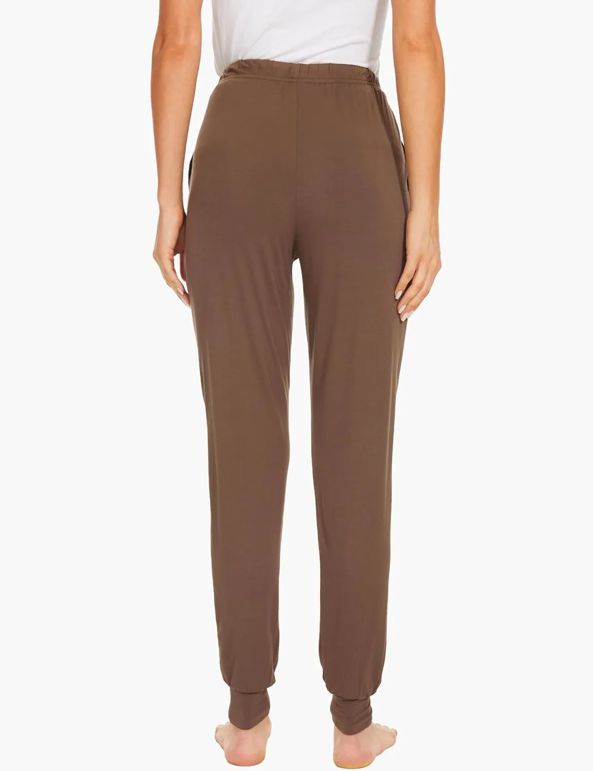 Women's Pajama Pants - Viscose Made from Bamboo, Joggers Pants with Pockets Comfy Lounge Sleep Pants Pj Bottoms