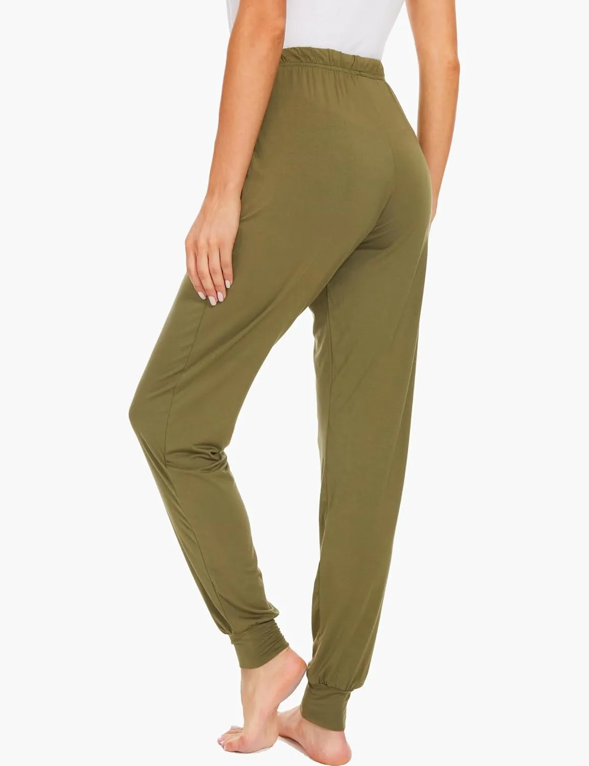 Women's Pajama Pants - Viscose Made from Bamboo, Joggers Pants with Pockets Comfy Lounge Sleep Pants Pj Bottoms