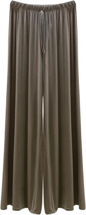 Women's Sleep Pants Summer Modal Lounge Home Wear Bottoms Pajama Pj Pant with Pocket Drawstring Slacks Trouser Clothes