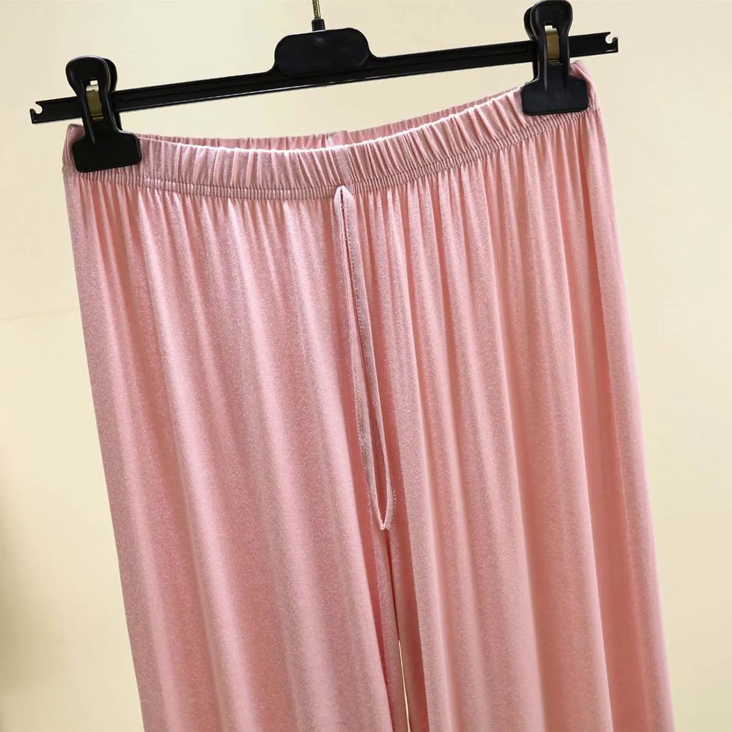 Women's Sleep Pants Summer Modal Lounge Home Wear Bottoms Pajama Pj Pant with Pocket Drawstring Slacks Trouser Clothes