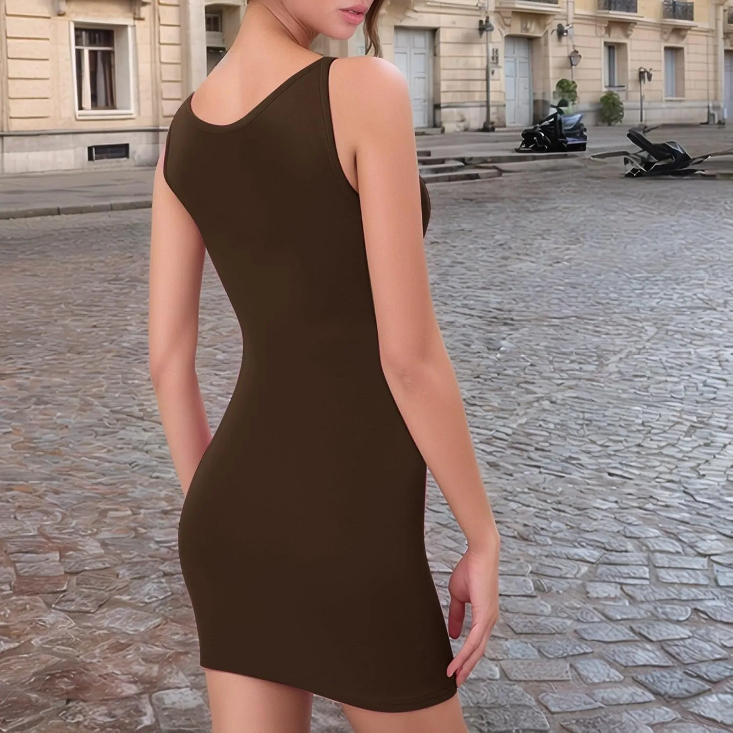 Womens Summer Work Dresses Fashion Bodycon Sleeveless Wrap Maternity Dress Spring Party Spring Break Outfit Women