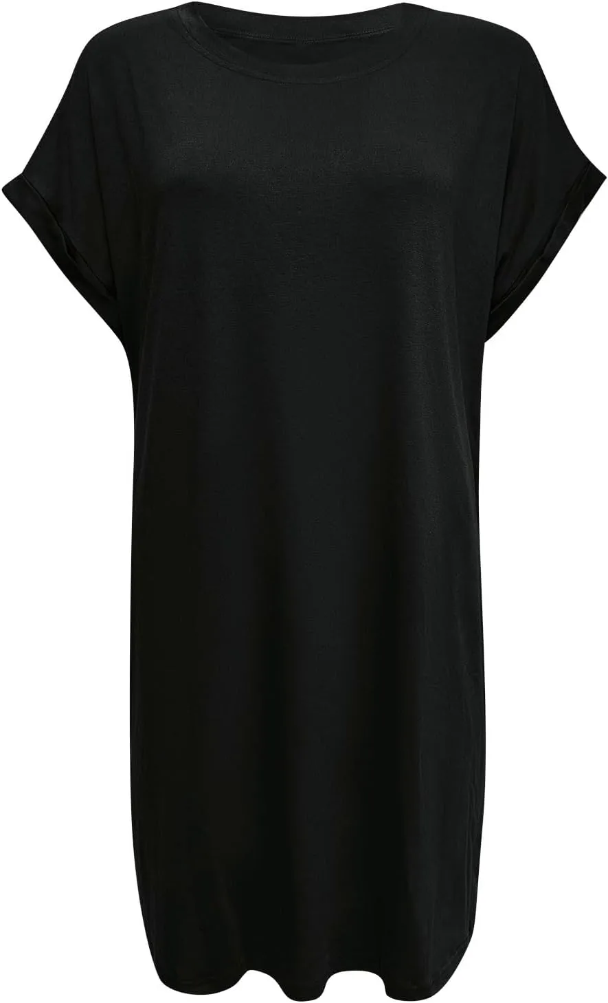 Womens T Shirt Dress Casual Cotton Short Sleeve Crewneck Tunic Midi Dress with Pockets Summer Holiday Sundresses for Women